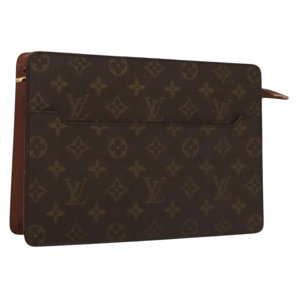 LOUIS VUITTON Monogram Pochette Homme Clutch Bag - Picture 1 of 15